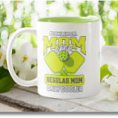 Pickleball Moeder Als een Regular Moeder Alleen Co Tweekleurige Koffiemok