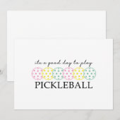 Pickleball Moeder Speler Paddle Sport Kaart (Voorkant / Achterkant)