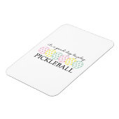 Pickleball Moeder Speler Paddle Sport Magneet (Linkerzijde)