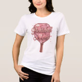 Pickleball Moeder T-shirt – Leuke Pickleball Cadea (Voorkant)