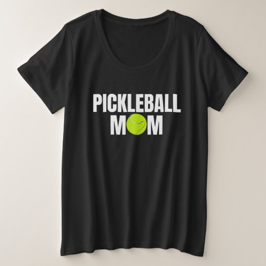 Pickleball Moeder T-shirt | Minimaal Pickleball Ma (Design voorkant)
