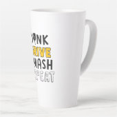 Pickleball Mok, Grappig, Schattig Pickleball Item Latte Mok (Rechterhoek)