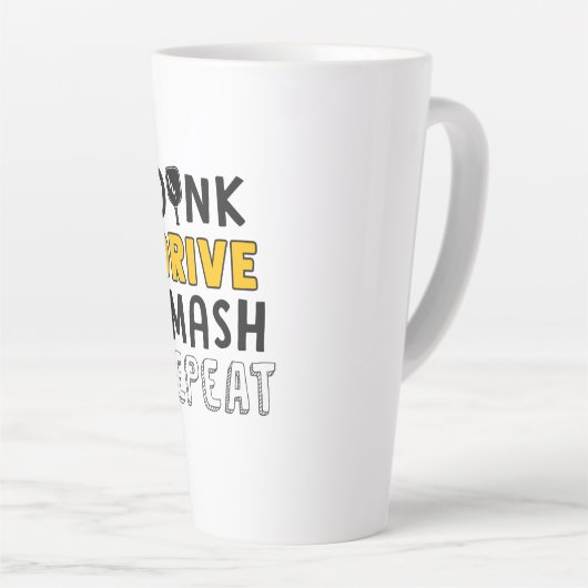 Pickleball Mok, Grappig, Schattig Pickleball Item Latte Mok (Rechterhoek)