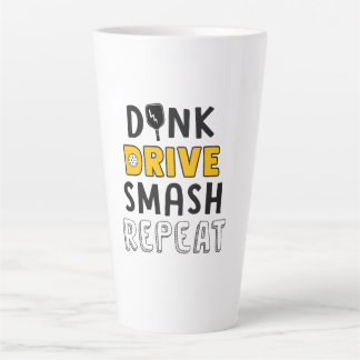 Pickleball Mok, Grappig, Schattig Pickleball Item Latte Mok