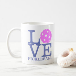 Pickleball-Mok: "LIEFPICKLEBALL" Koffiemok