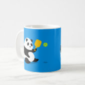 Pickleball-Mok: "Pickleball Panda" Koffiemok (Voorkant links)