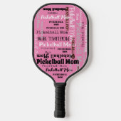 Pickleball MOM MOTHER Moederdag Gift Golf Sport Pickleball Paddle (Achterkant)