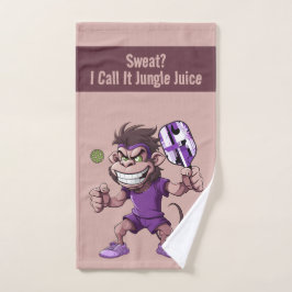 Pickleball Monkey Business, Court Edition Handdoek