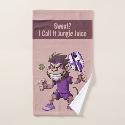 Pickleball Monkey Business, Court Edition Handdoek (Handdoek)