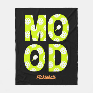 Pickleball Mood Speel Pickleball Fleece Deken