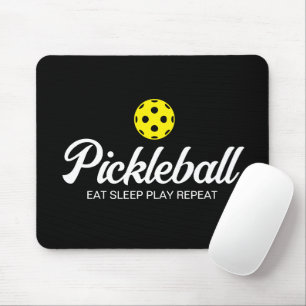 Pickleball mousepad cadeau Eat Sleep Play Herhaal Muismat