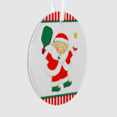 Pickleball Mrs Claus Collectible Ornament (voorkant)