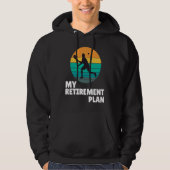 Pickleball My Retirement Plan Dink Legend Paddle Hoodie (Voorkant)