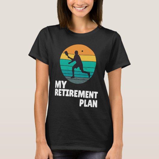 Pickleball My Retirement Plan Dink Legend Paddle T-shirt (Voorkant)