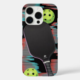 Pickleball Neon Paddle Motion Hoesje