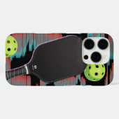 Pickleball Neon Paddle Motion Hoesje (Achterkant (horizontaal))