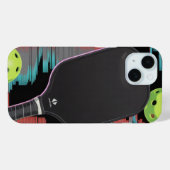 Pickleball Neon Paddle Motion Hoesje (Achterkant (horizontaal))
