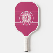 Pickleball Ninja Aangepaste naam Initiaal Meisjesa Paddle (Achterkant)