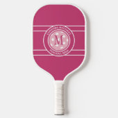 Pickleball Ninja Aangepaste naam Initiaal Meisjesa Paddle (Voorkant)