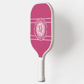 Pickleball Ninja Custom Name Initiaal Girly Pink Pickleball Paddle (Links)