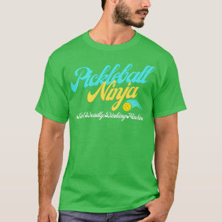 Pickleball Ninja Design T-shirt
