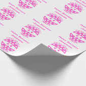 Pickleball ninja met aangepaste naam inpakpapier (Hoek)
