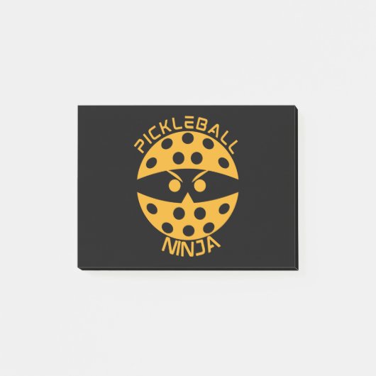 Pickleball ninja - oranje post-it® notes (Voorkant)