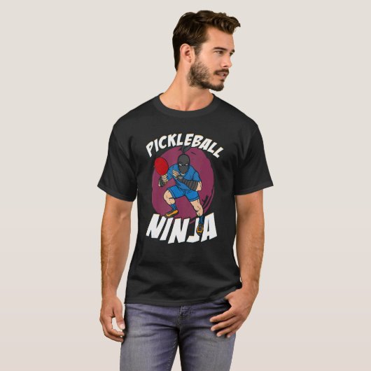 Pickleball ninja Stealth Master Ninja T-shirt (Voorkant volledig)