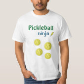 Pickleball ninja t-shirt (Voorkant)