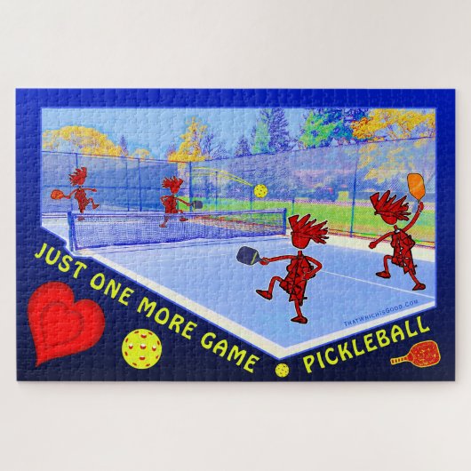 PICKLEBALL, nog maar één spelletje puzzel Legpuzzel (Horizontaal)