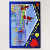 PICKLEBALL, nog maar één spelletje puzzel Legpuzzel (Verticaal)