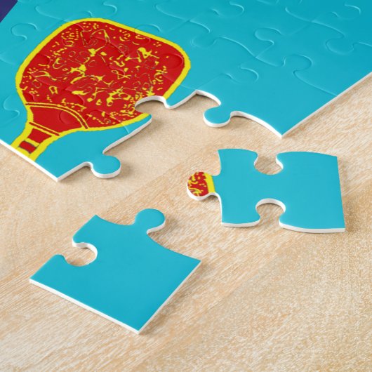 PICKLEBALL, nog maar één spelletje puzzel Legpuzzel (Zijkant)