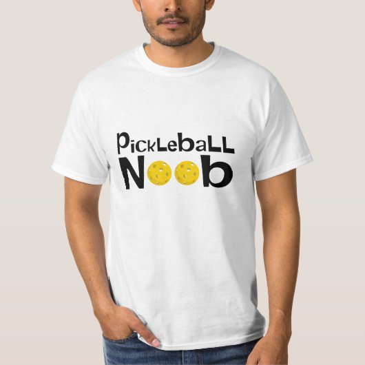 Pickleball noob T-Shirt (Voorkant)