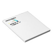 Pickleball Notitieblok. Grappig Notitieblok voor s (Schuin)