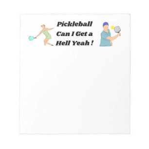 Pickleball Notitieblok. Grappig Pickleball Notitie Notitieblok