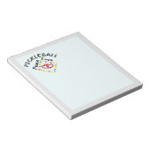 Pickleball-Notitieblok voor memo's, lijsten en not Notitieblok (Schuin)