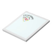 Pickleball-Notitieblok voor memo's, lijsten en not Notitieblok (Linkerzijde)
