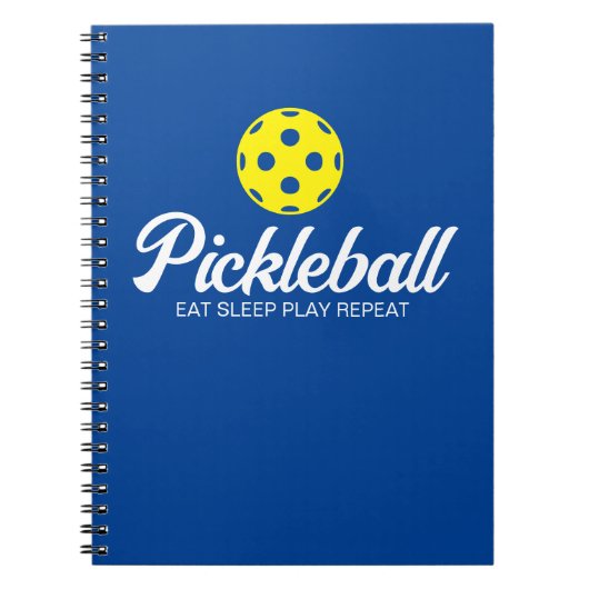 Pickleball-notitieboek met grappig citaat notitieboek (Voorkant)
