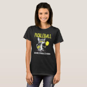 Pickleball omdat Murder verkeerd is, Padel Crazy C T-shirt (Voorkant volledig)