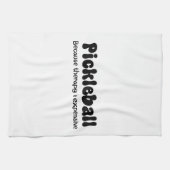 Pickleball omdat therapie duur is - grappig theedoek (Horizontaal)