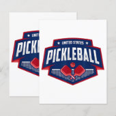 Pickleball ondersteunt de Team Pickleball Player U (Voorkant / Achterkant)