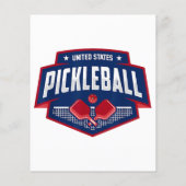 Pickleball ondersteunt de Team Pickleball Player U (Achterkant)