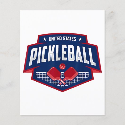 Pickleball ondersteunt de Team Pickleball Player U (Voorkant)