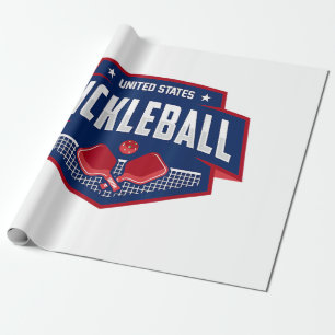 Pickleball ondersteunt de Team Pickleball Player U Cadeaupapier
