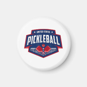 Pickleball ondersteunt de Team Pickleball Player U Magneet