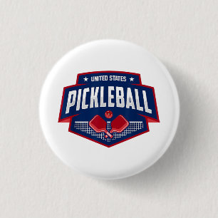 Pickleball ondersteunt de Team Pickleball Player U Ronde Button 3,2 Cm