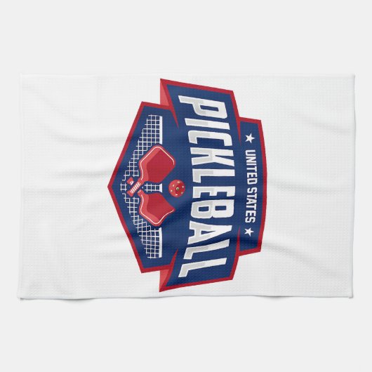 Pickleball ondersteunt de Team Pickleball Player U Theedoek (Horizontaal)