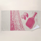 Pickleball ONIX Paddle Strandhanddoek Horizon View Strandlaken (Voorkant)