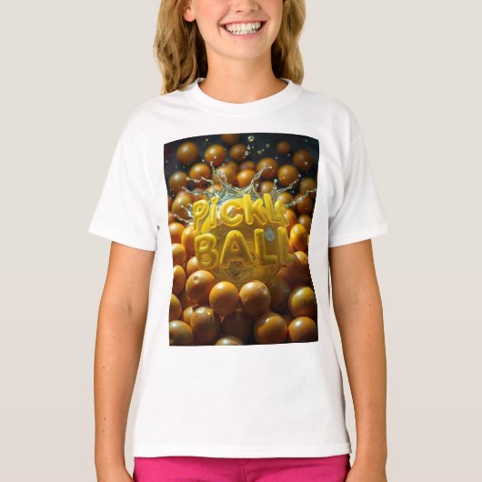 Pickleball ontwerp t-shirt (Voorkant)