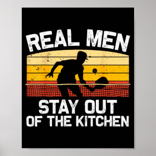 Pickleball-ontwerp voor mannen jongens Pickle Ball Poster